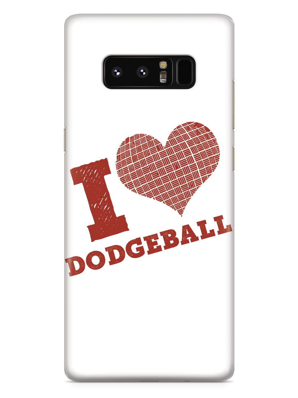 I Heart Dodgeball - White Case