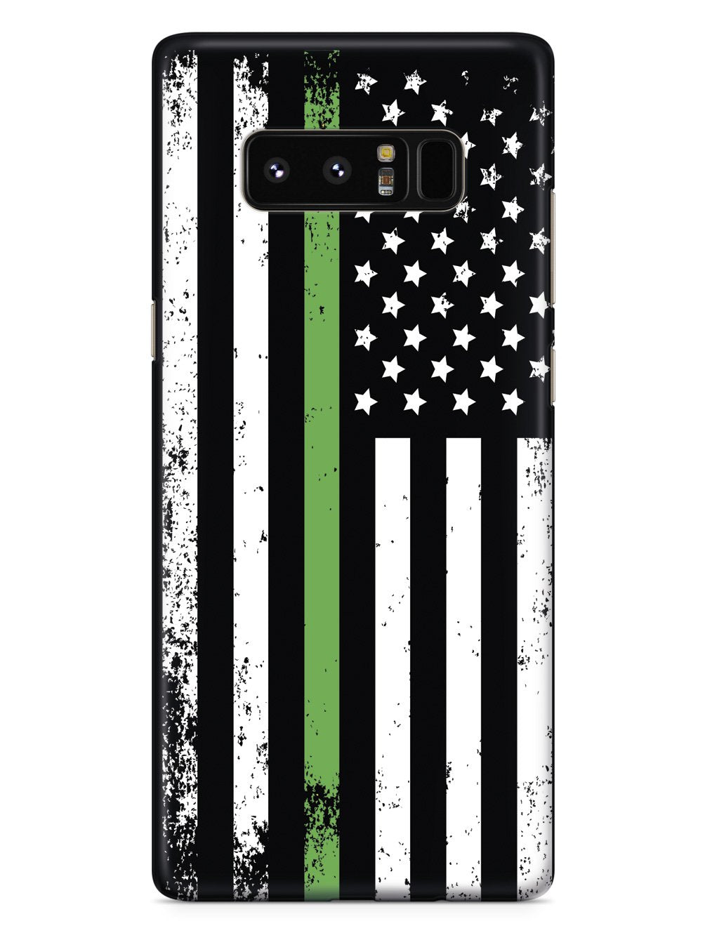 Downward American Flag - Thin Green Line Case