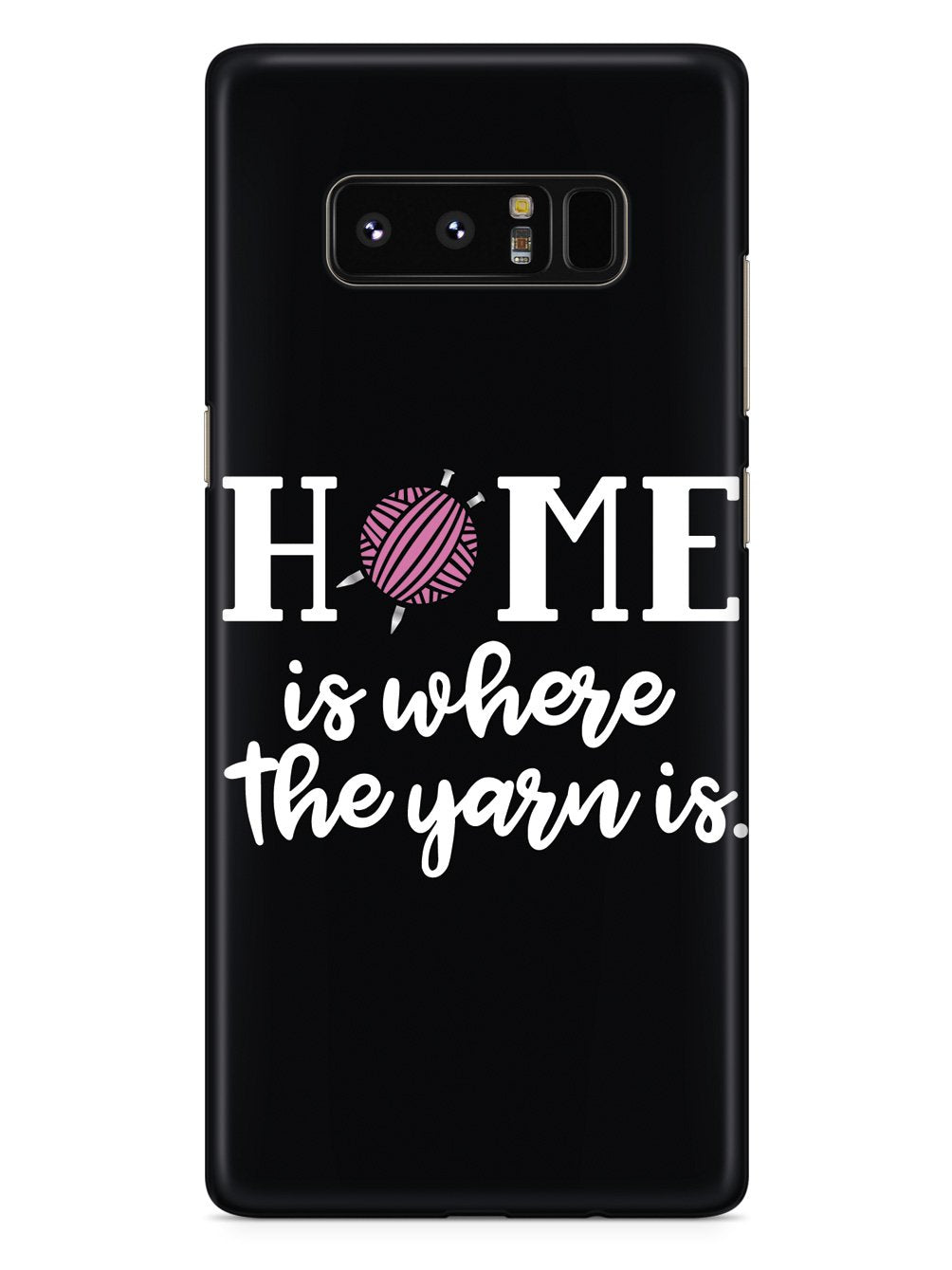 Home Is Where The Yarn Is - Black Case