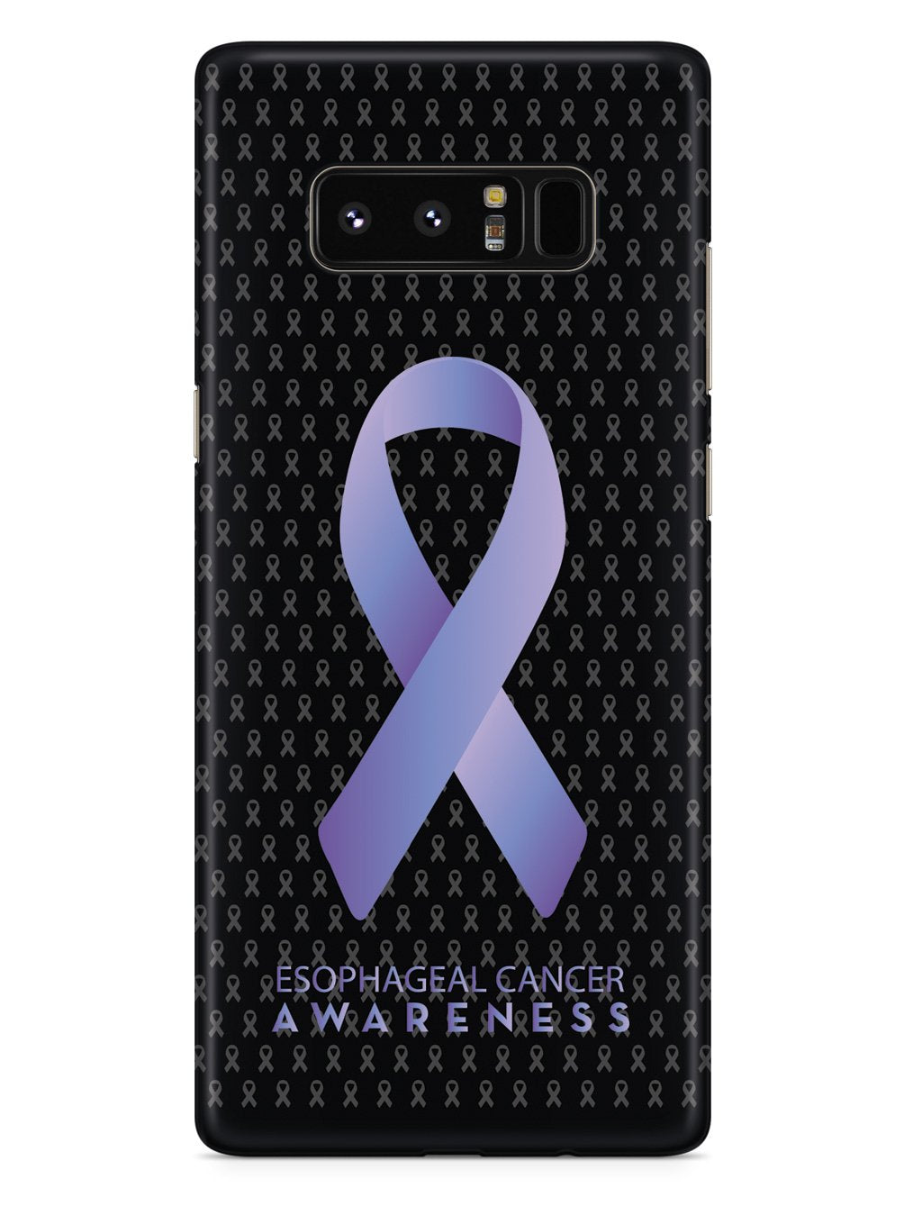 Esophageal Cancer - Awareness Ribbon - Black Case