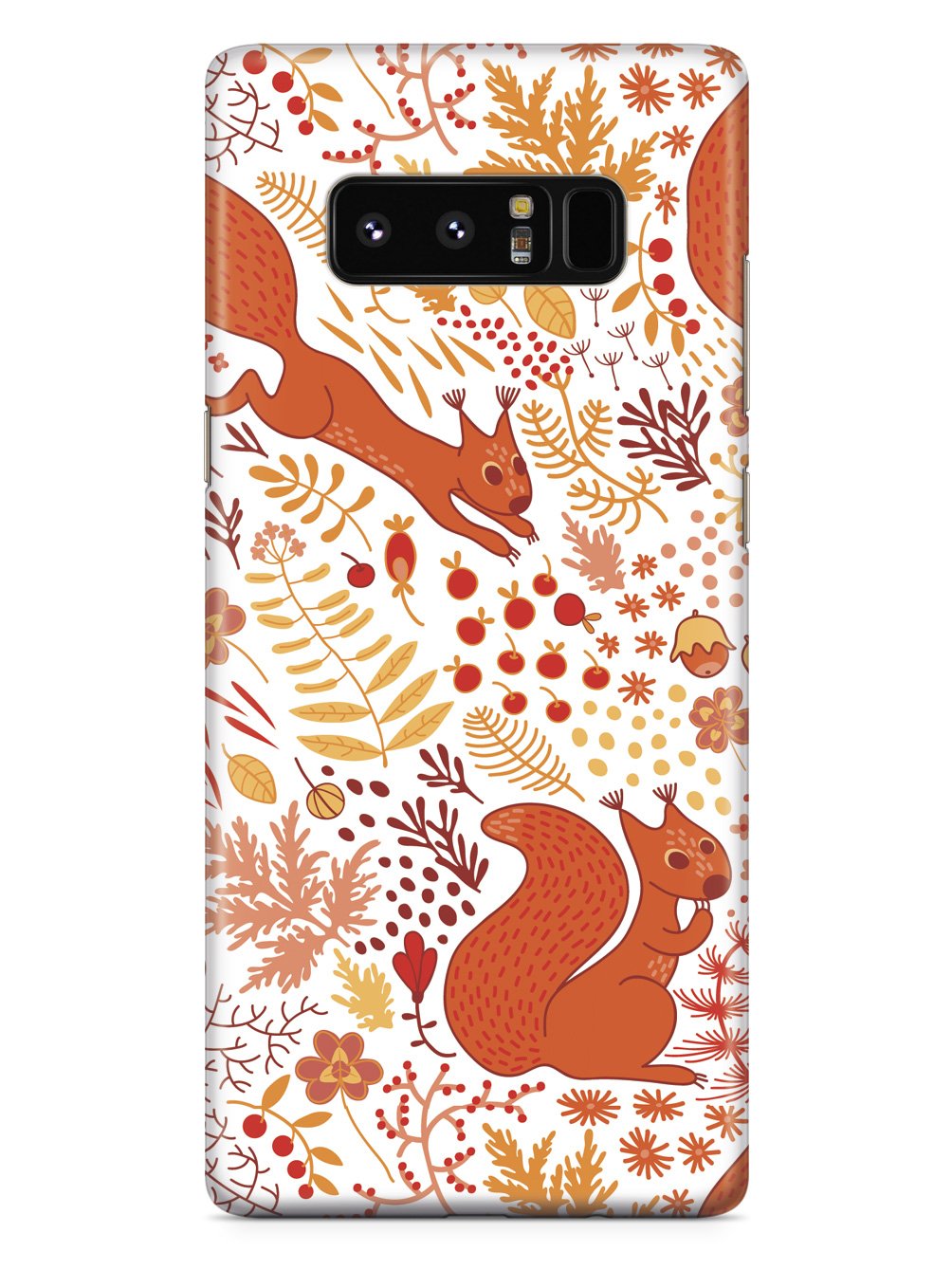 Squirrel Fall Pattern - White Case