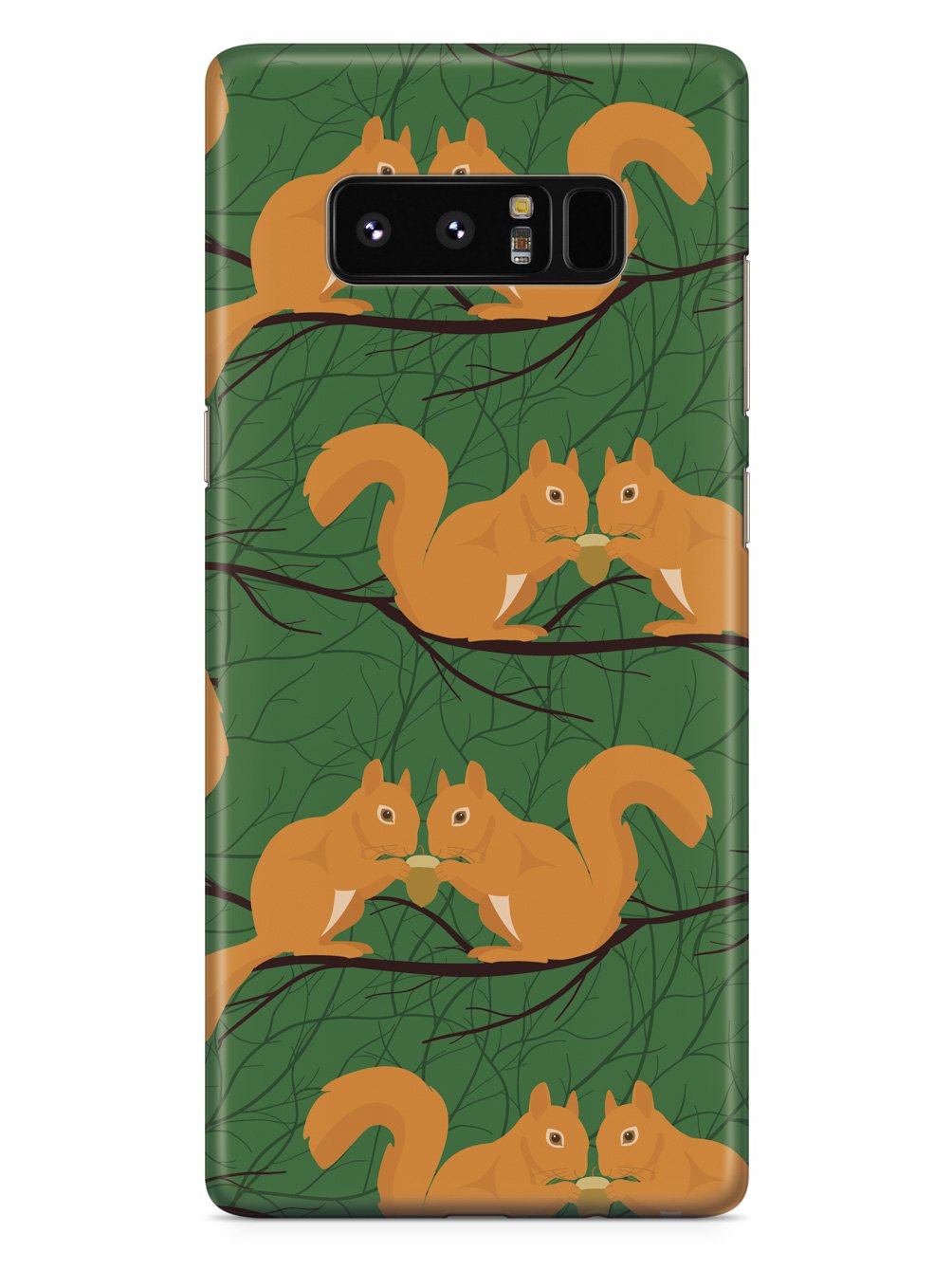 Squirrel Pattern - White Case