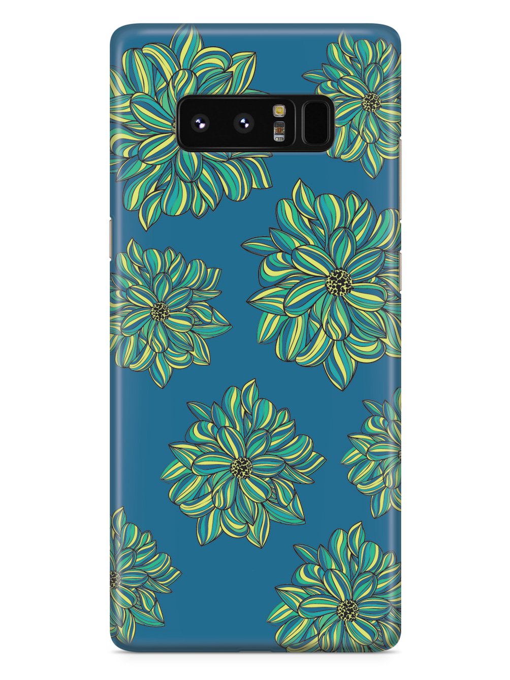 Blue Flower Pattern Case