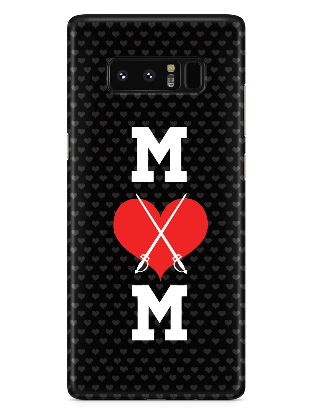 Fencing Mom Heart Case