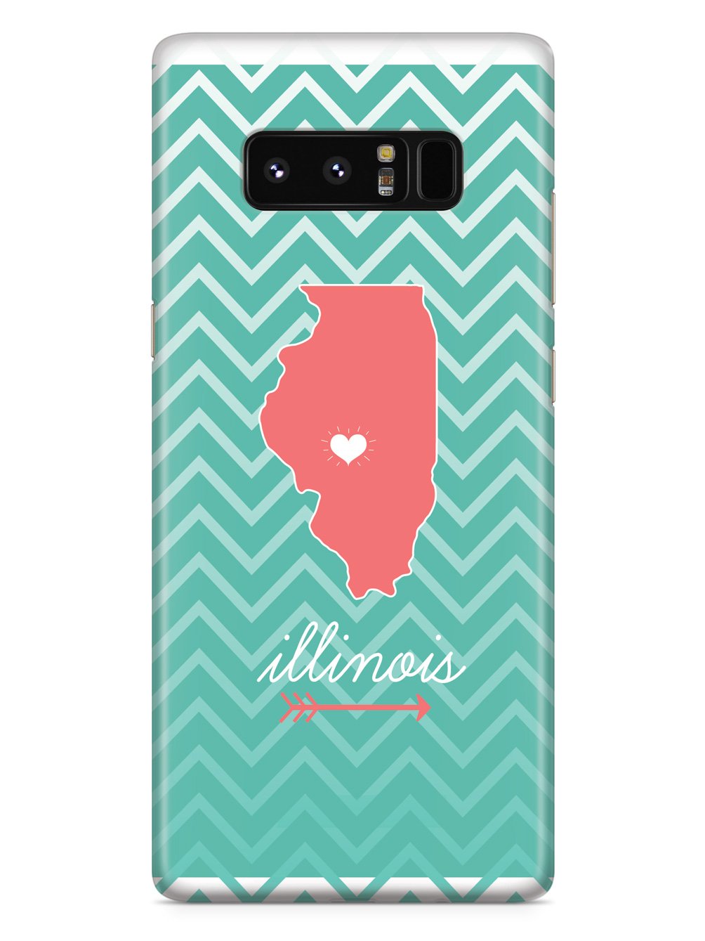 Illinois with Chevron Pattern Case