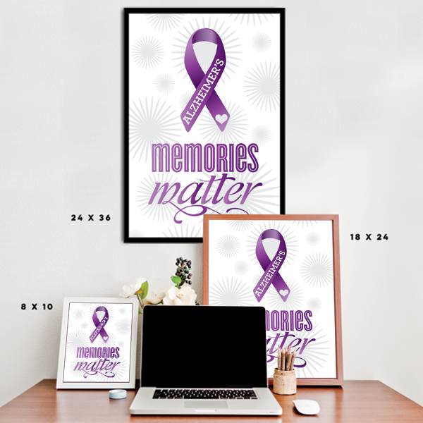 Alzheimers Awareness - Memories Matter Poster
