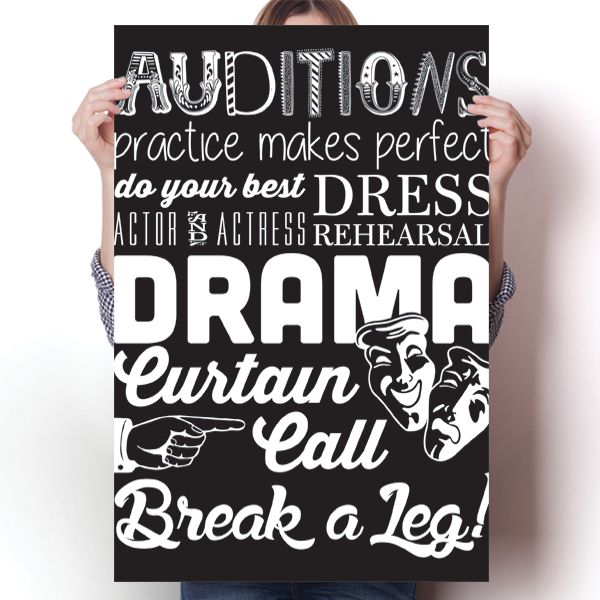 All About Drama - Theater Poster