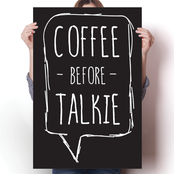 Coffee Before Talkie Poster