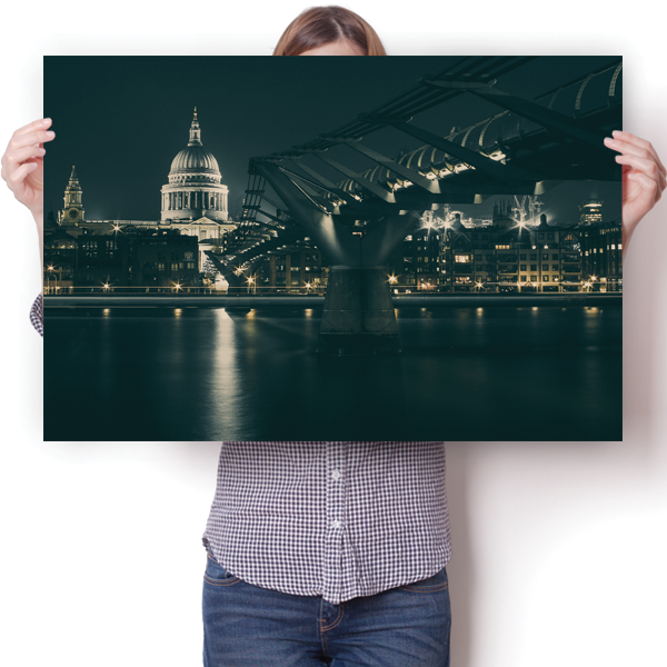 Washington D.C. Long Exposure at Night Poster