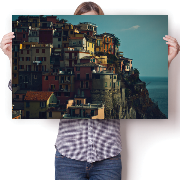 Village at the Sea Poster