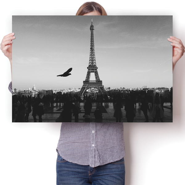 Eiffel Tower - Black & White Poster