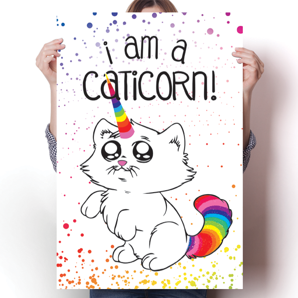 I am a Caticorn! Poster