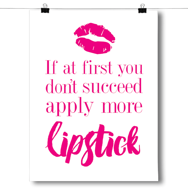 Apply More Lipstick - V1 Poster