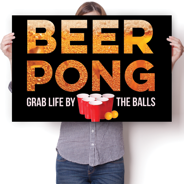 Beer Pong - Grab Life Poster