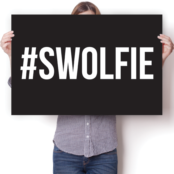 Hashtag #Swolfie Poster