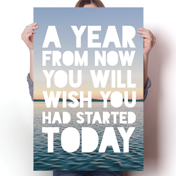 A Year From Now Poster