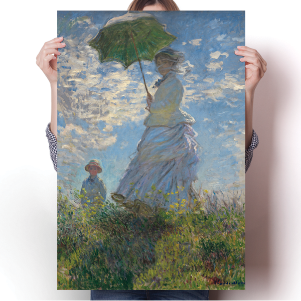 Claude Monet - Woman with a Parasol Poster