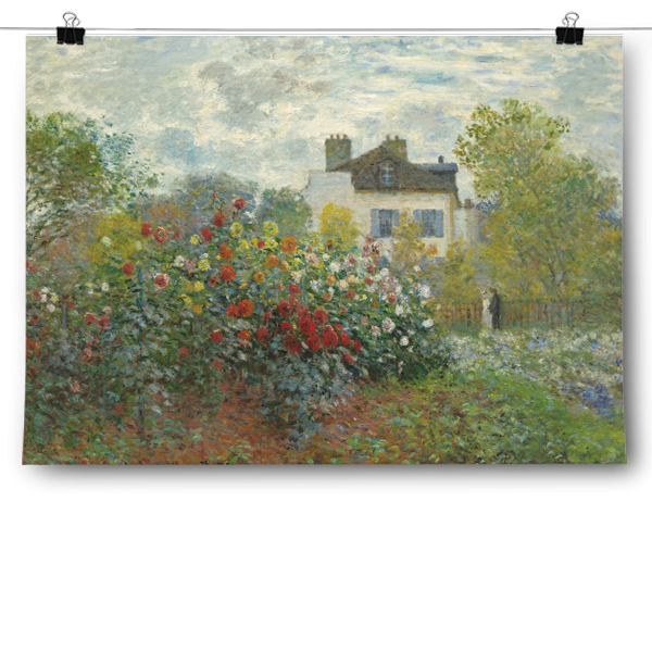 Claude Monet - The Artist's Garden Poster