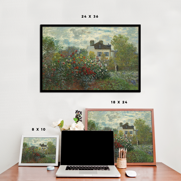 Claude Monet - The Artist's Garden Poster