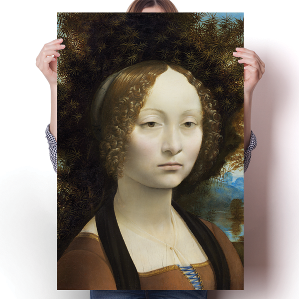 Leonardo da Vinci - Ginevra de' Benci Poster