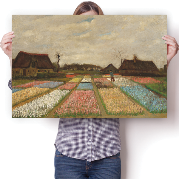 Vincent van Gogh - Flower Beds in Holland Poster