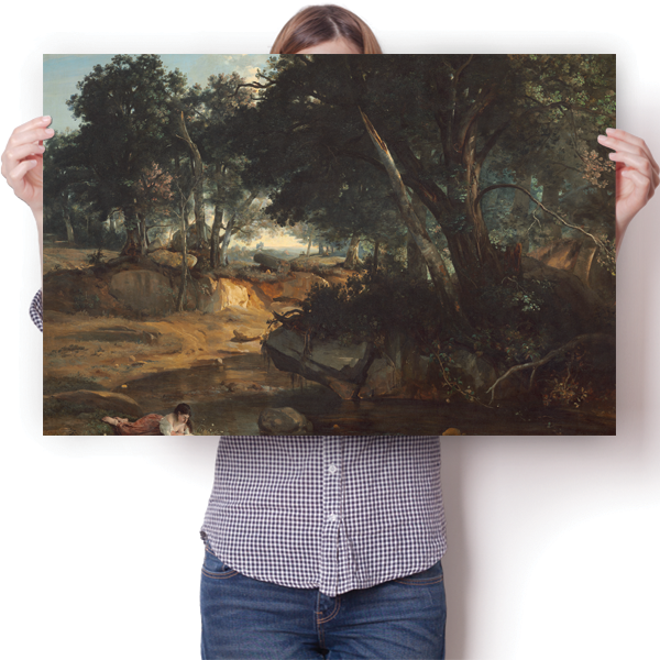 Jean-Baptiste - Forest of Fontainebleau Poster