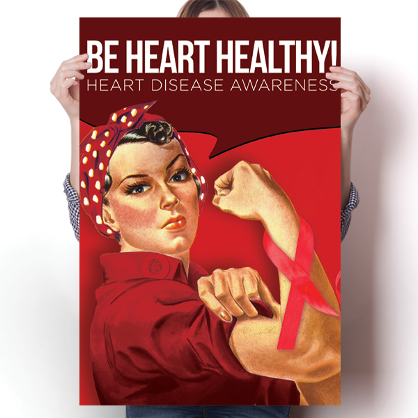 Be Heart Healthy - Rosie Poster