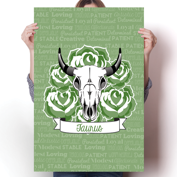 Zodiac Sign - Taurus Poster