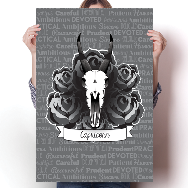 Zodiac Sign - Capricorn Poster