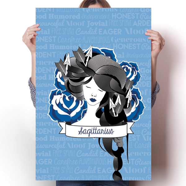 Zodiac Sign - Sagittarius Poster