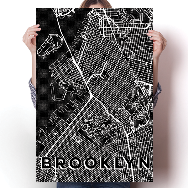 Brooklyn Map Poster