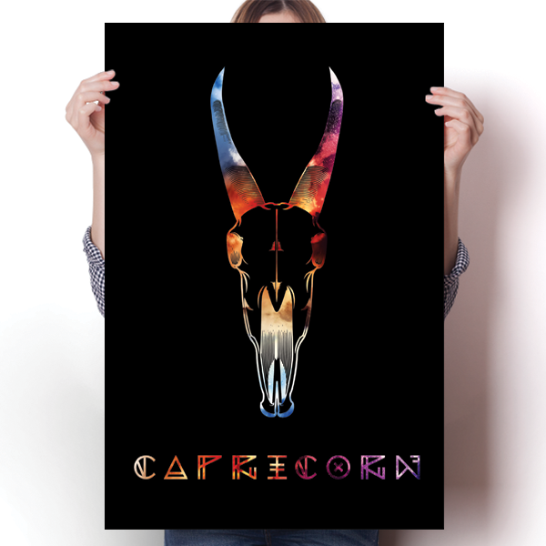 Cosmic Zodiac - Capricorn Poster
