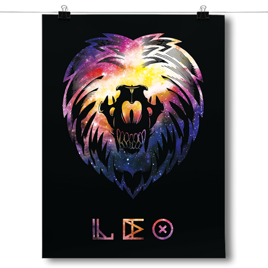 Cosmic Zodiac - Leo Poster