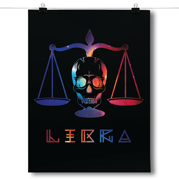 Cosmic Zodiac - Libra Poster