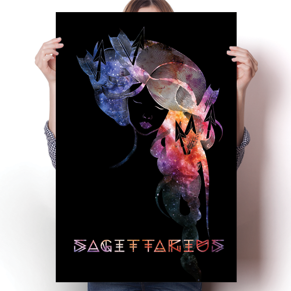 Cosmic Zodiac - Sagittarius Poster