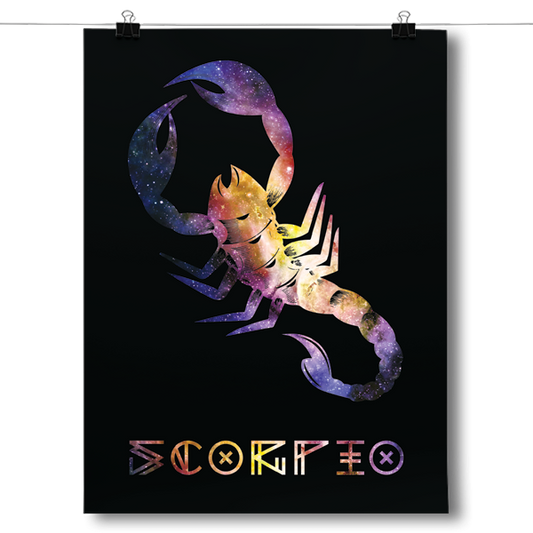 Cosmic Zodiac - Scorpio Poster