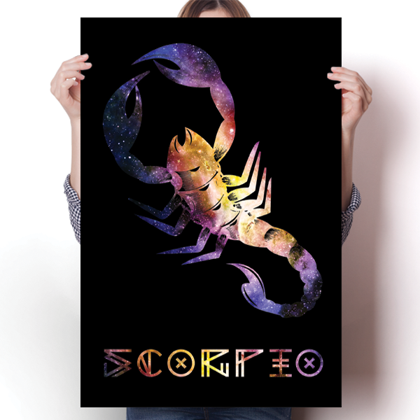 Cosmic Zodiac - Scorpio Poster