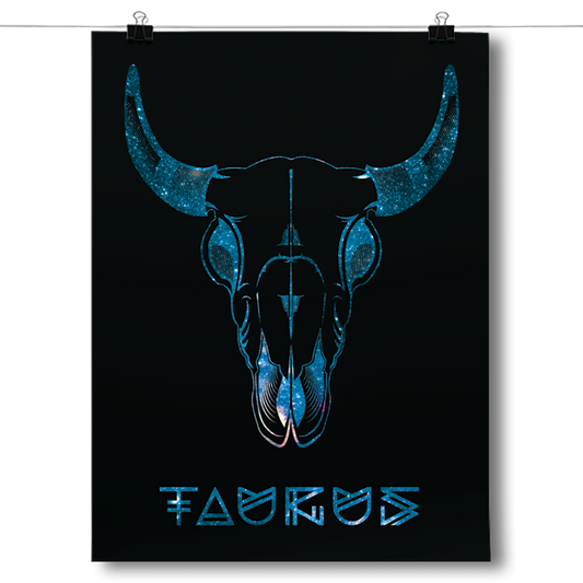 Cosmic Zodiac - Taurus Poster