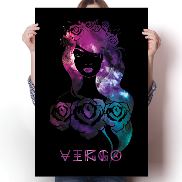 Cosmic Zodiac - Virgo Poster