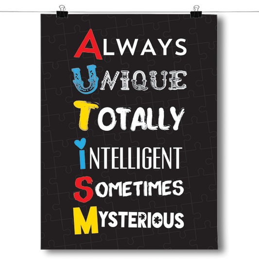 A.U.T.I.S.M. - Autism Awareness Poster