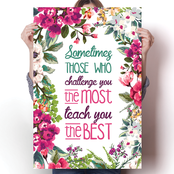 Teach You the Best Poster