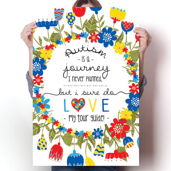 Autism is a Journey Poster