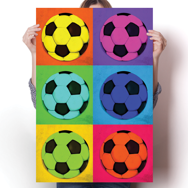 Pop Art - Soccer Poster