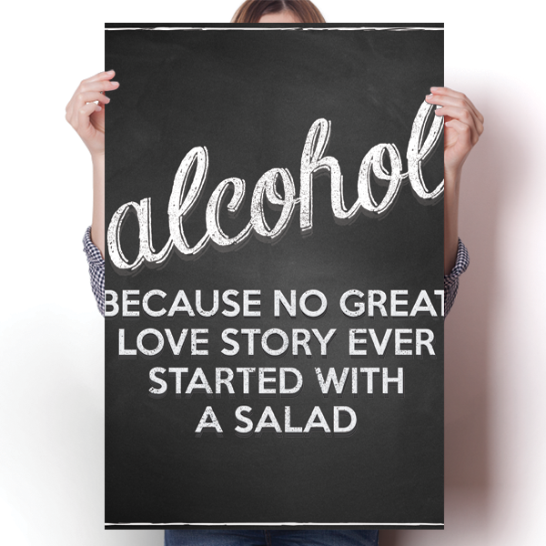 Alcohol - Great Love Story Poster