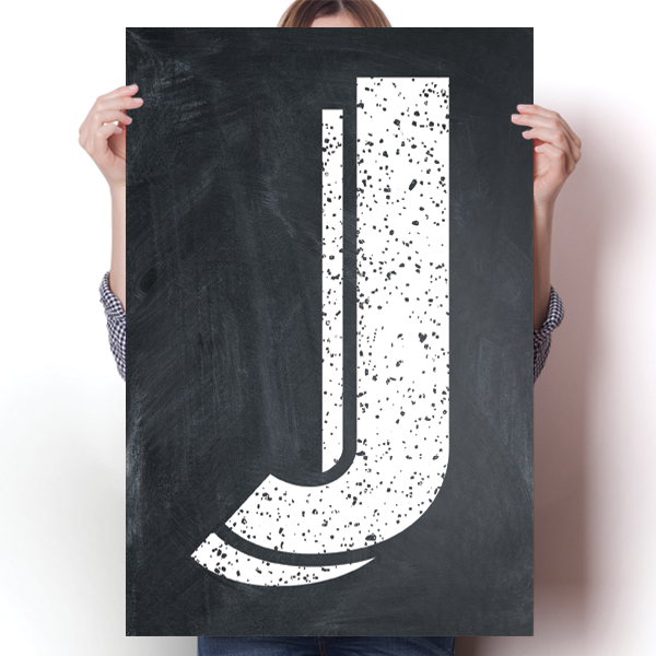 Alphabet Letters - J Poster