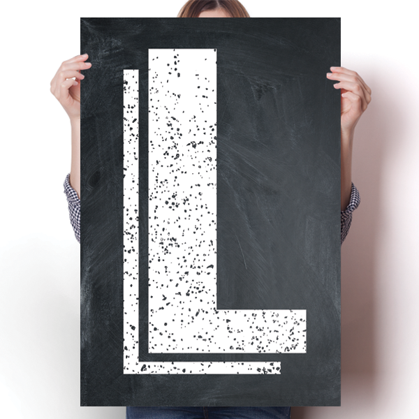 Alphabet Letters - L Poster
