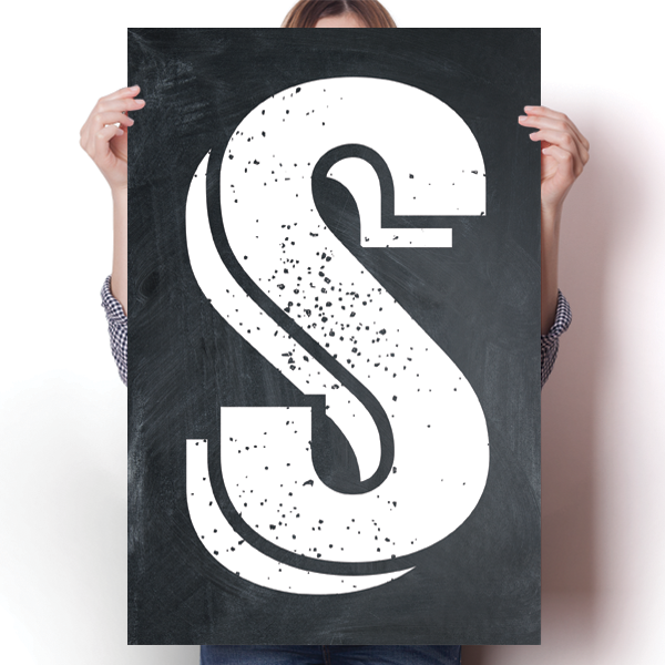 Alphabet Letters - S Poster