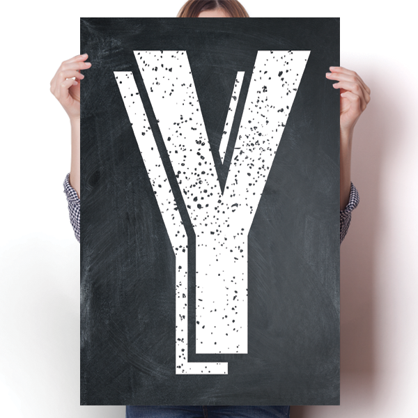 Alphabet Letters - Y Poster