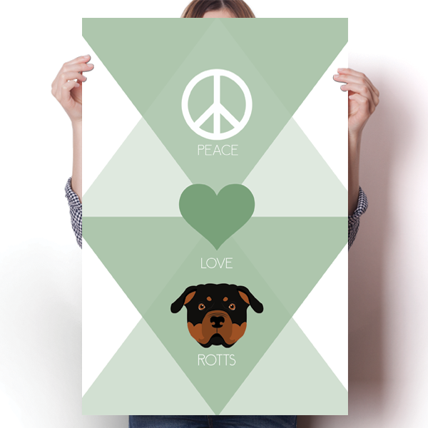 Peace, Love & Rotts Poster