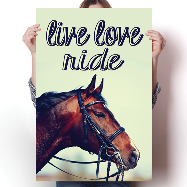 Live Love Ride Poster